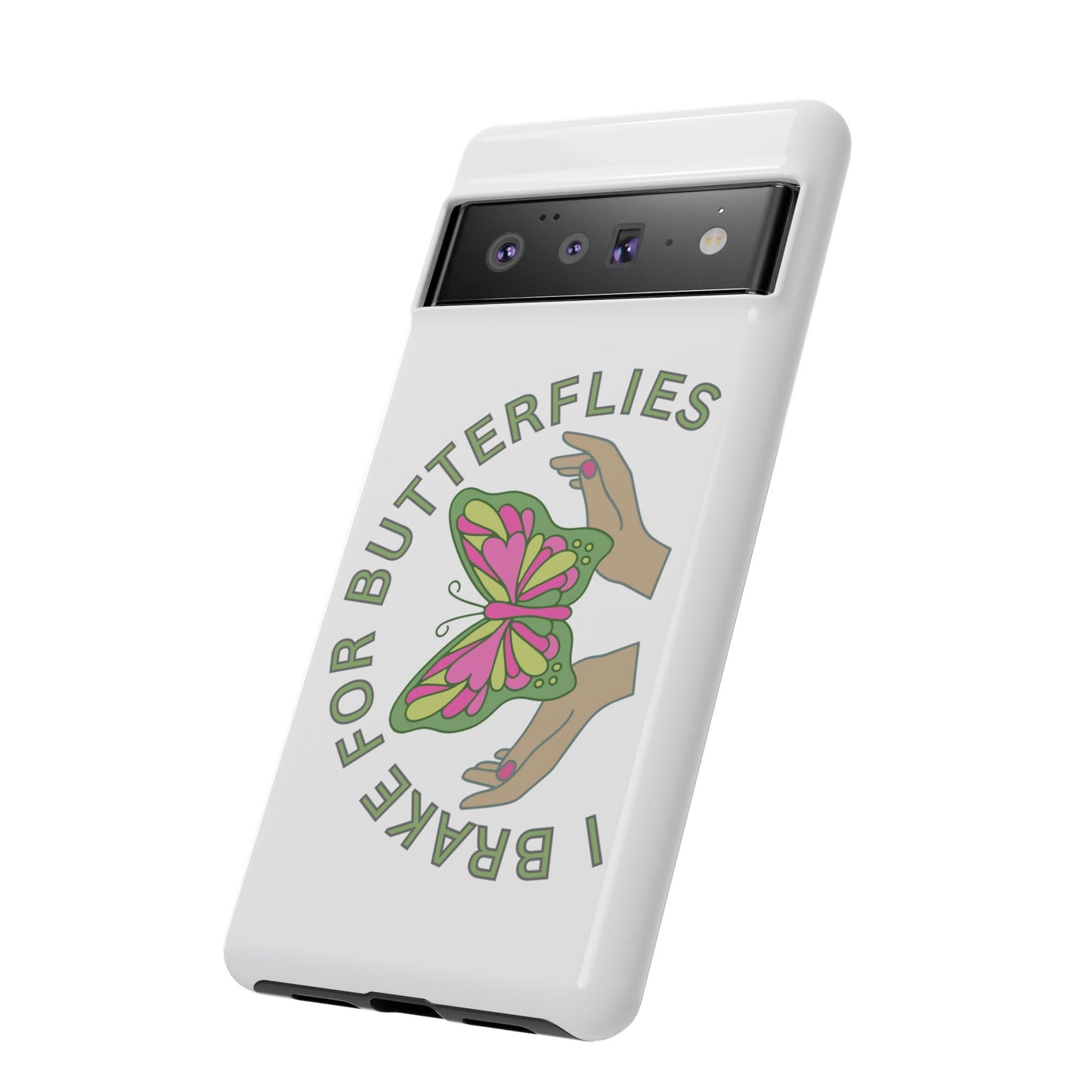 Phone Cases - 'I brake for butterflies' Love for Butterflies and Nature Conservation