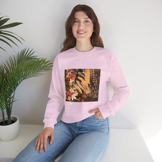 Swallowtail Butterfly Sweatshirt - Whimsical Nature Lover Gift