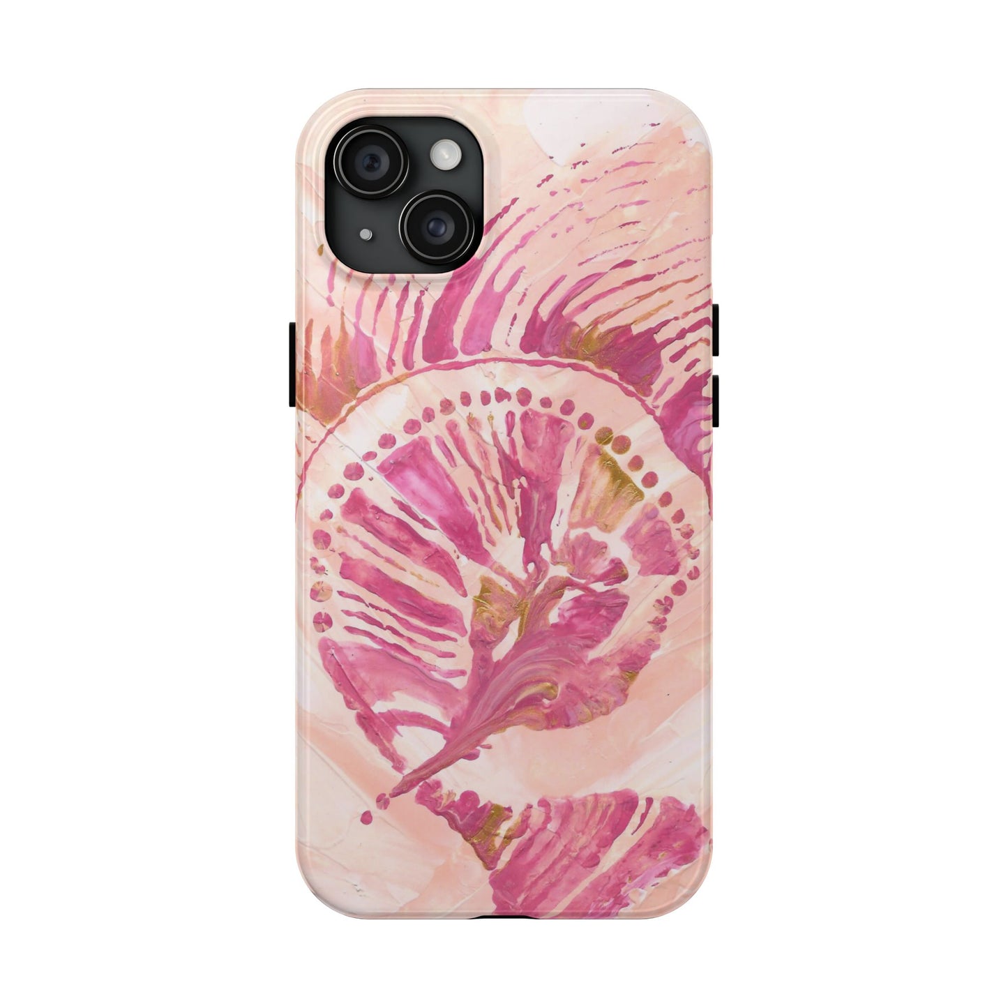 Pastel Colored Seashell Original Art - Cell Phone Case