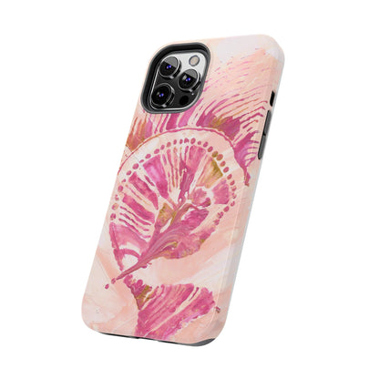 Pastel Colored Seashell Original Art - Cell Phone Case