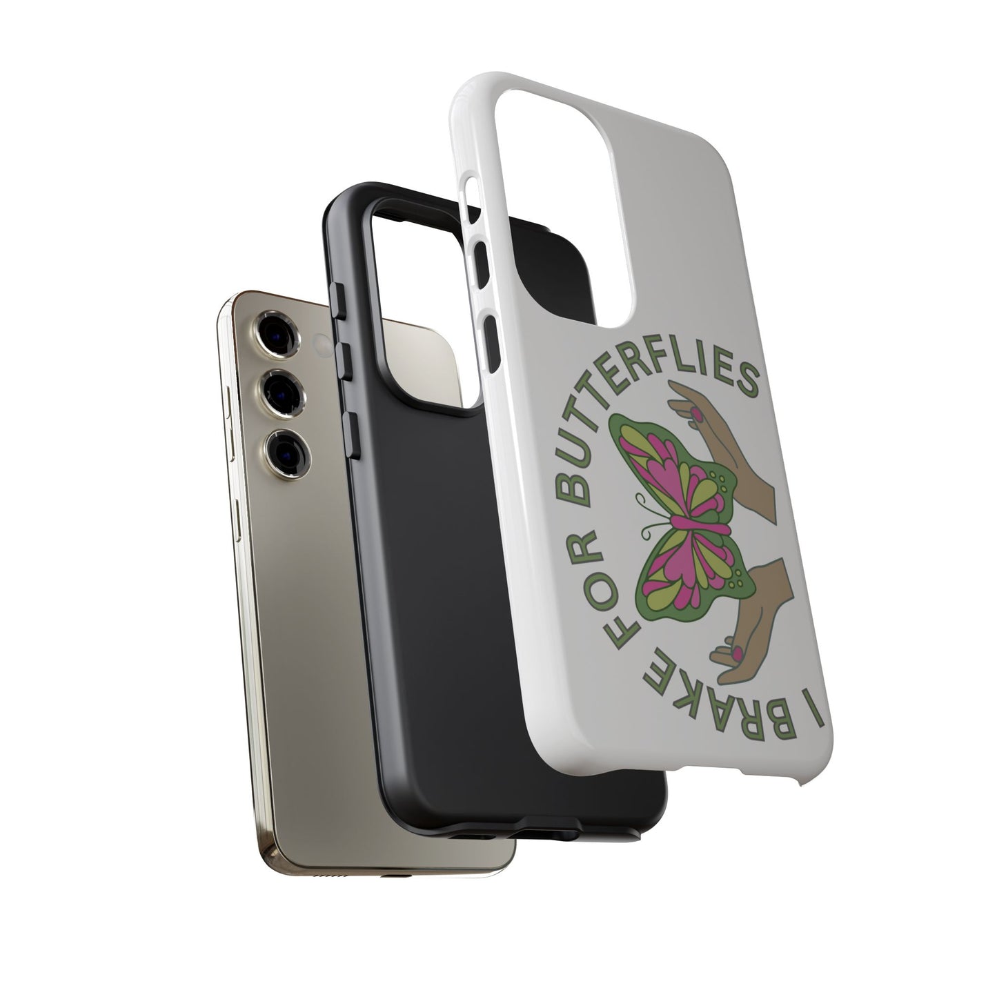 Phone Cases - 'I brake for butterflies' Love for Butterflies and Nature Conservation