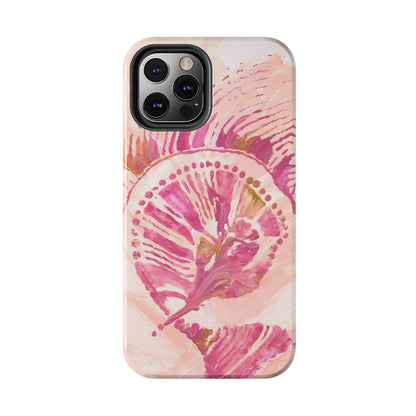 Pastel Colored Seashell Original Art - Cell Phone Case