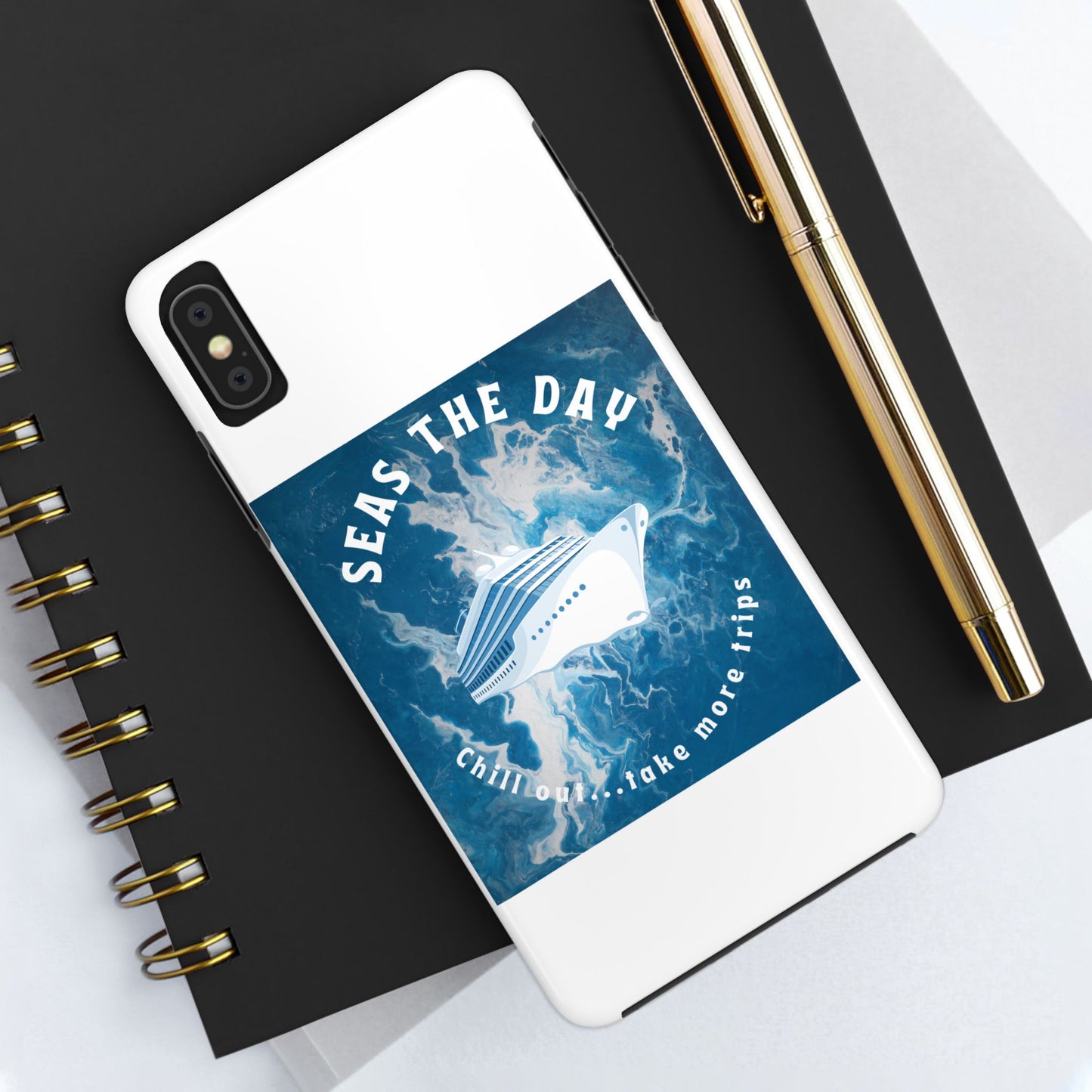 Seas the Day Nautical Phone Case