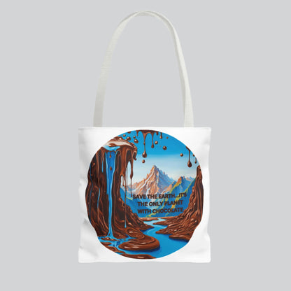 Tote Bag - Save The Earth It's The Only Planet With Chocolate