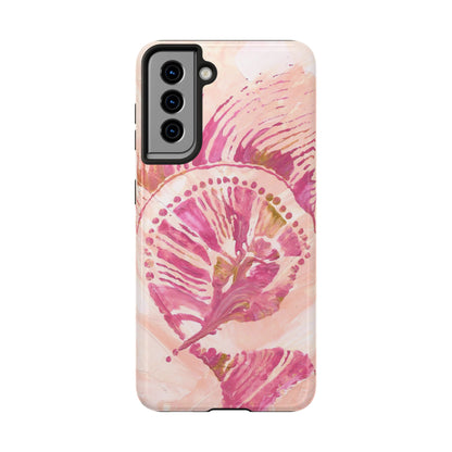 Pastel Colored Seashell Original Art - Cell Phone Case