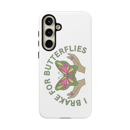 Phone Cases - 'I brake for butterflies' Love for Butterflies and Nature Conservation