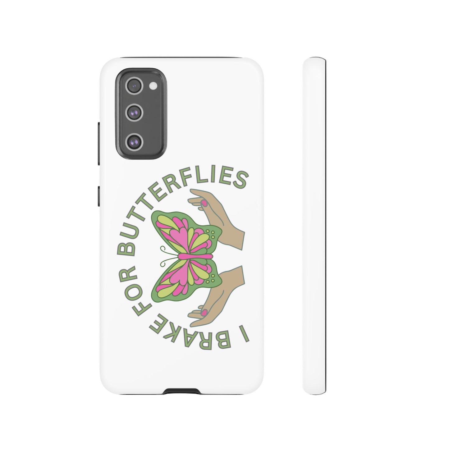 Phone Cases - 'I brake for butterflies' Love for Butterflies and Nature Conservation