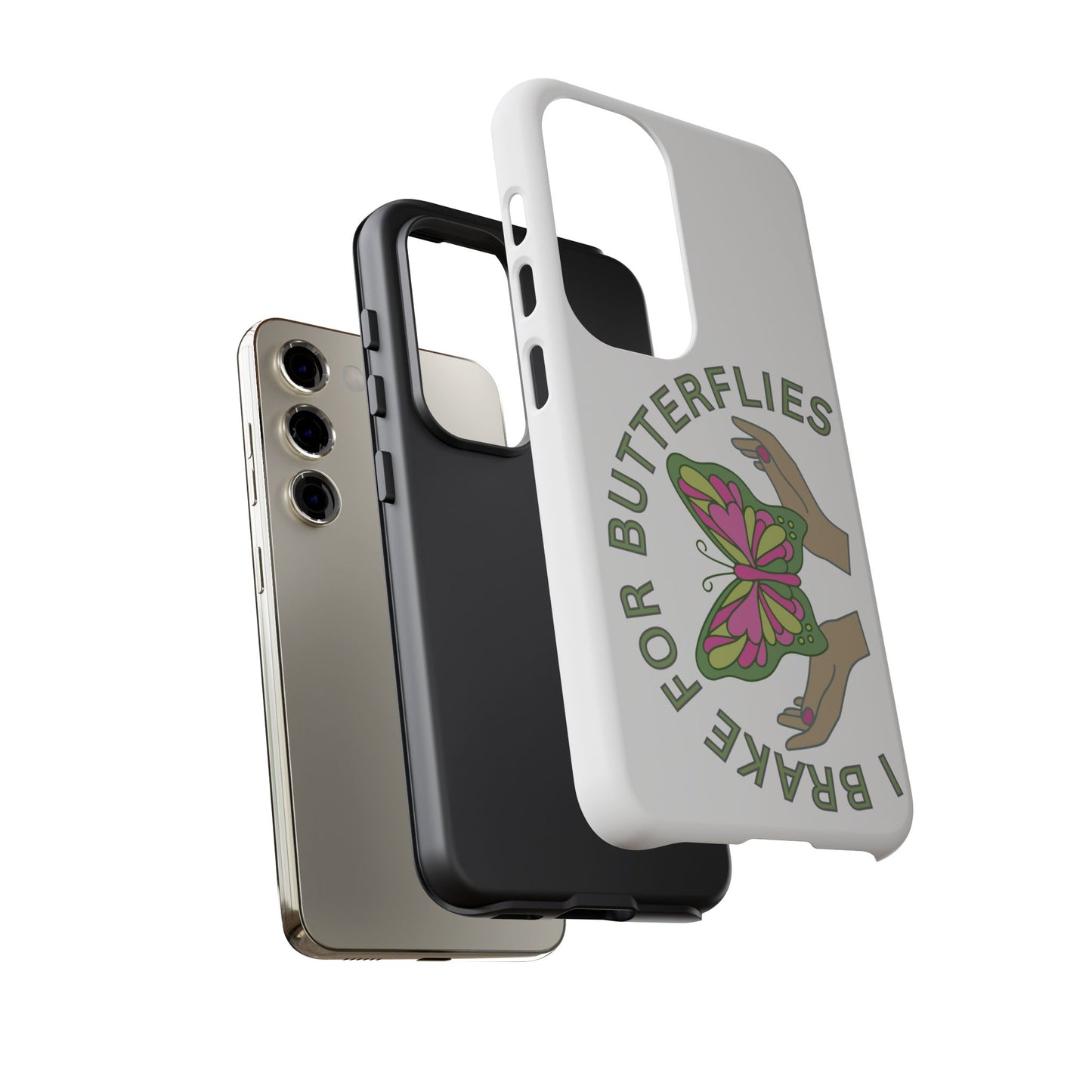 Phone Cases - 'I brake for butterflies' Love for Butterflies and Nature Conservation