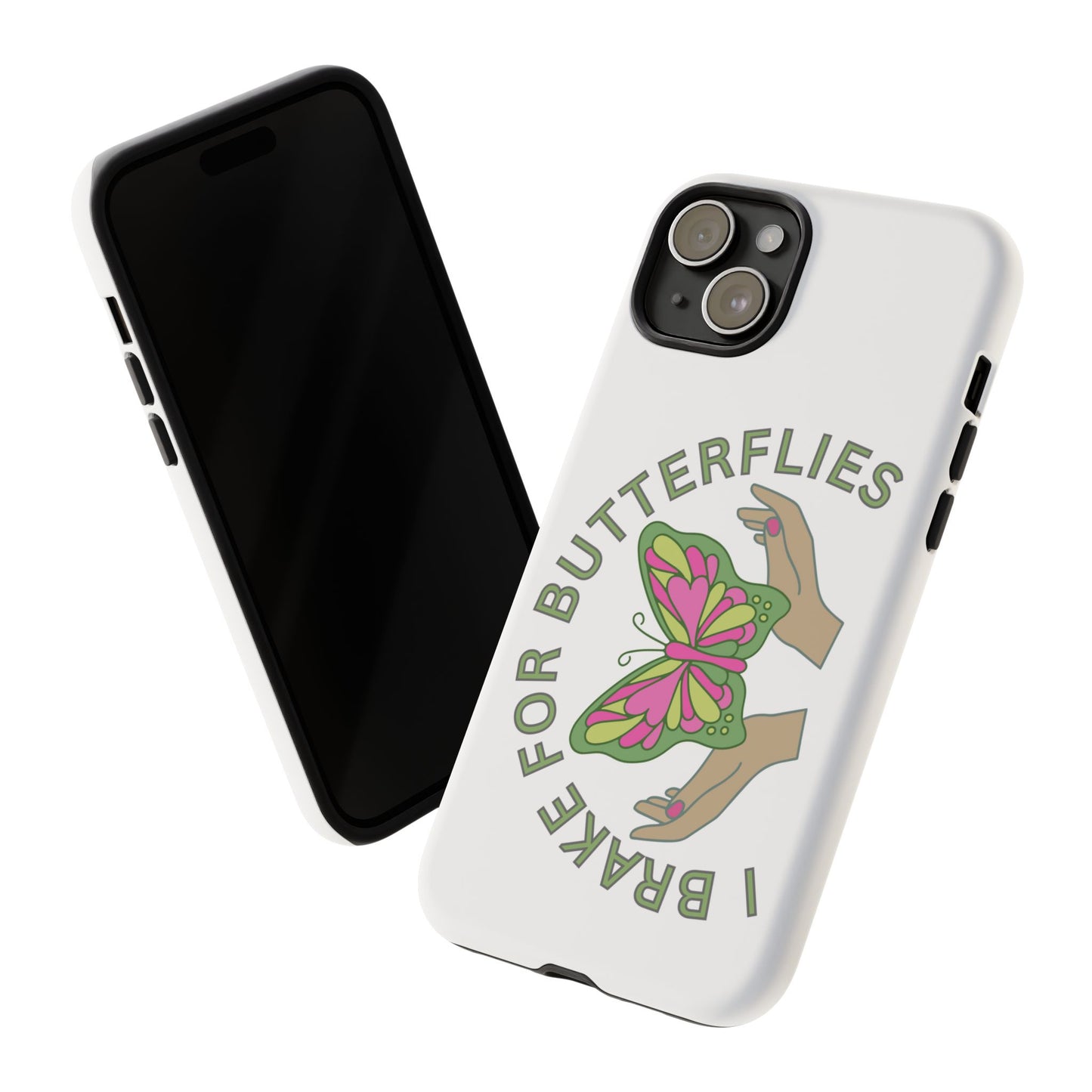 Phone Cases - 'I brake for butterflies' Love for Butterflies and Nature Conservation