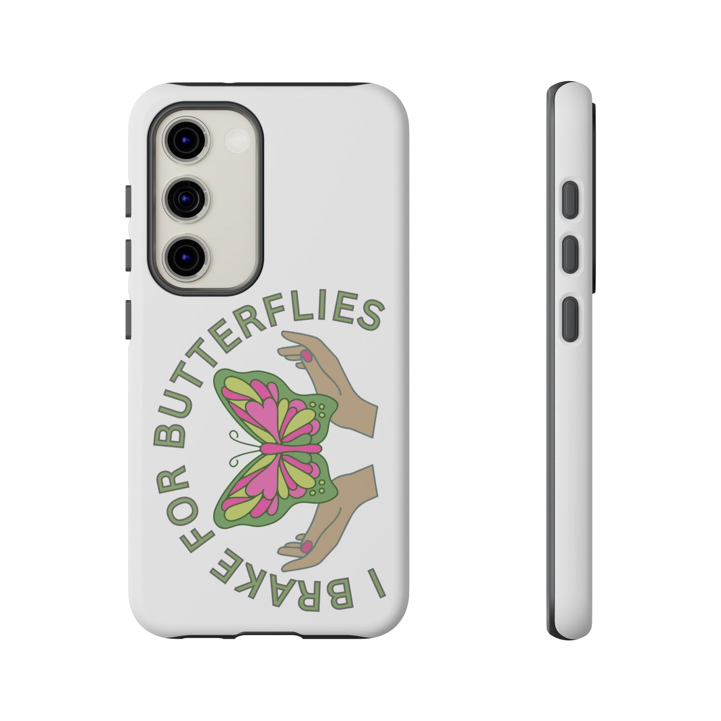 Phone Cases - 'I brake for butterflies' Love for Butterflies and Nature Conservation