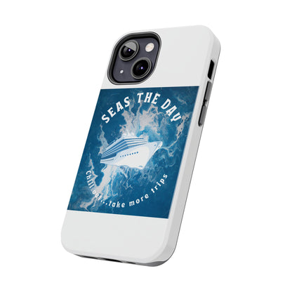 Seas the Day Nautical Phone Case