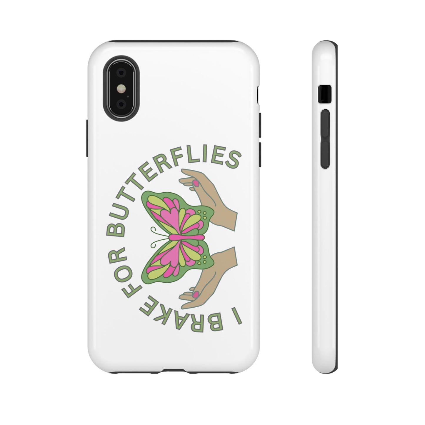 Phone Cases - 'I brake for butterflies' Love for Butterflies and Nature Conservation