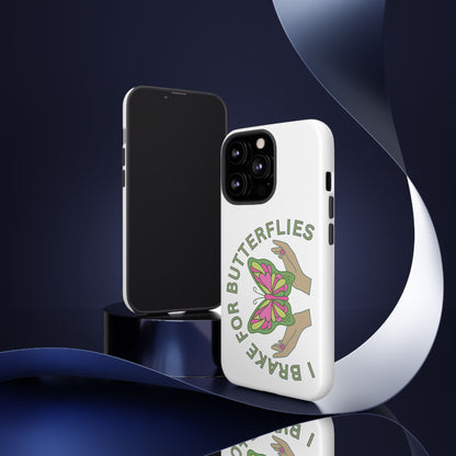 Phone Cases - 'I brake for butterflies' Love for Butterflies and Nature Conservation