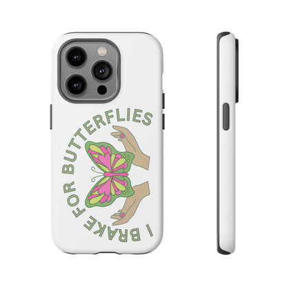 Phone Cases - 'I brake for butterflies' Love for Butterflies and Nature Conservation