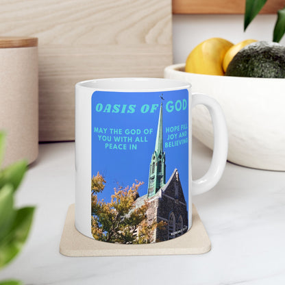 Oasis Of God Christian Ceramic Mug