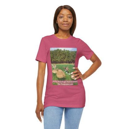 T-Shirt - Whimsical Forest Fairies And Inspirational Quote