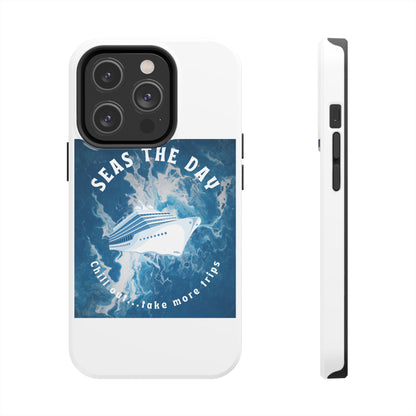 Seas the Day Nautical Phone Case