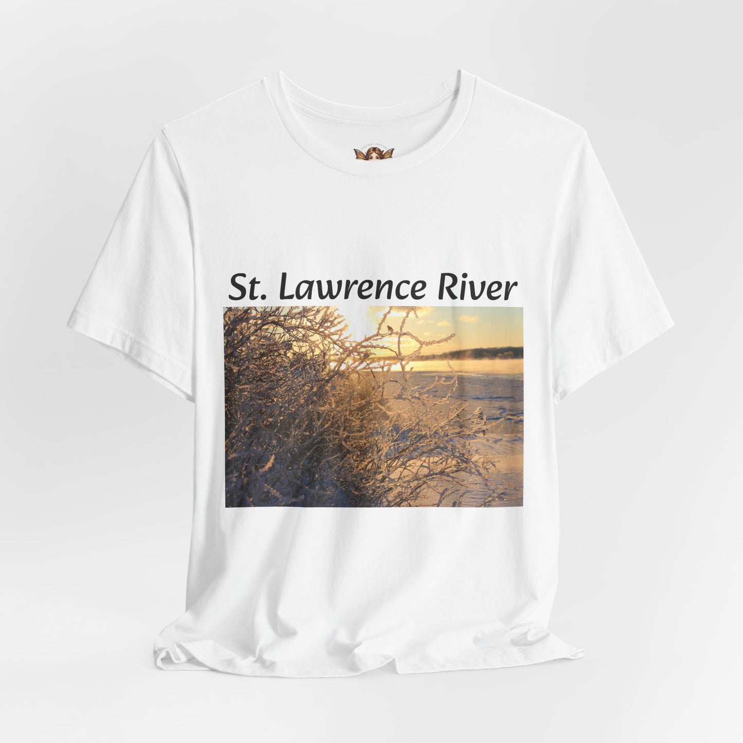 Unisex Jersey Short Sleeve Tee - A Sunset On The St. Lawrence River