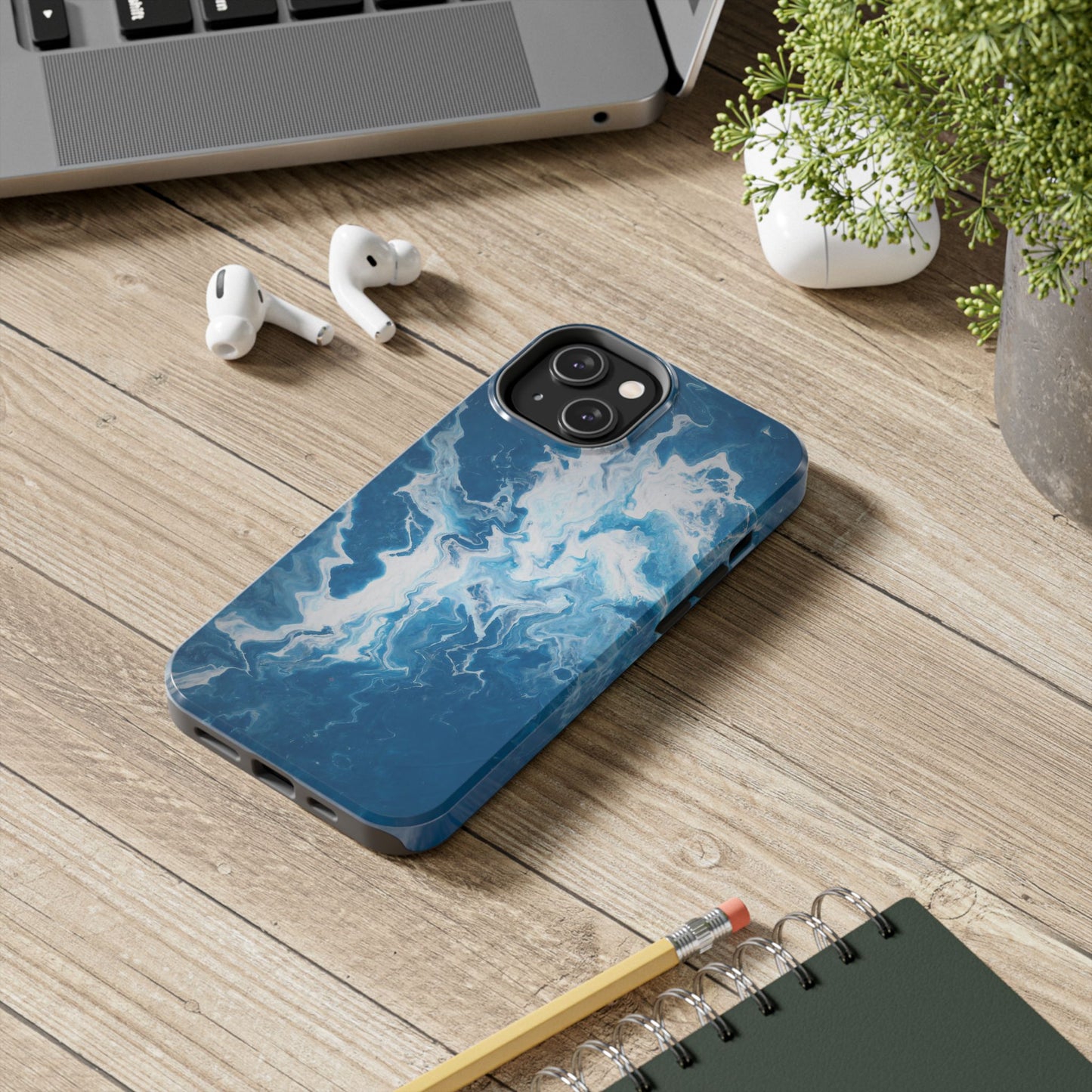 Ocean Waves Nautical Phone Case