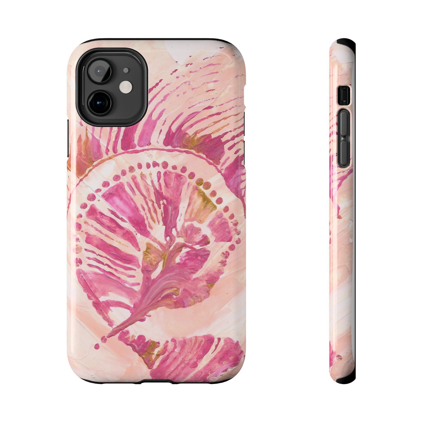 Pastel Colored Seashell Original Art - Cell Phone Case