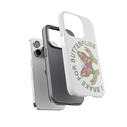 Phone Cases - 'I brake for butterflies' Love for Butterflies and Nature Conservation