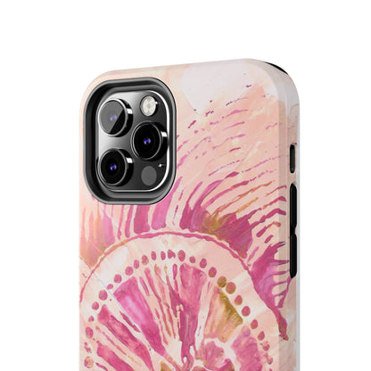 Pastel Colored Seashell Original Art - Cell Phone Case