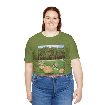 T-Shirt - Whimsical Forest Fairies And Inspirational Quote