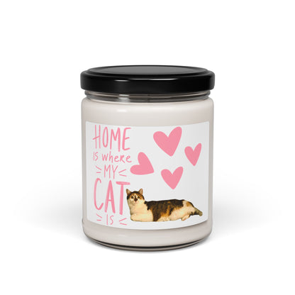 Soy Candle, Heartwarming Cat Lover Home Decor