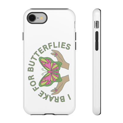 Phone Cases - 'I brake for butterflies' Love for Butterflies and Nature Conservation