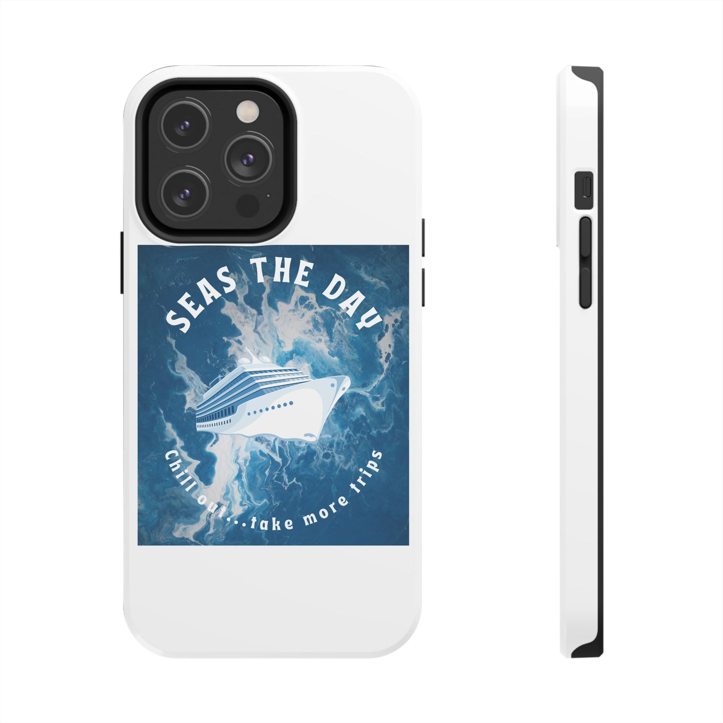 Seas the Day Nautical Phone Case