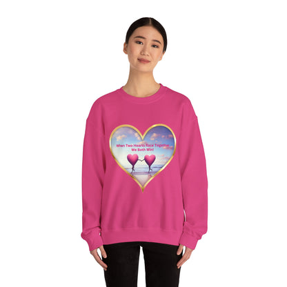 Cute Love Quote On Unisex Heavy Blend™ Crewneck Sweatshirt