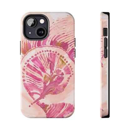 Pastel Colored Seashell Original Art - Cell Phone Case