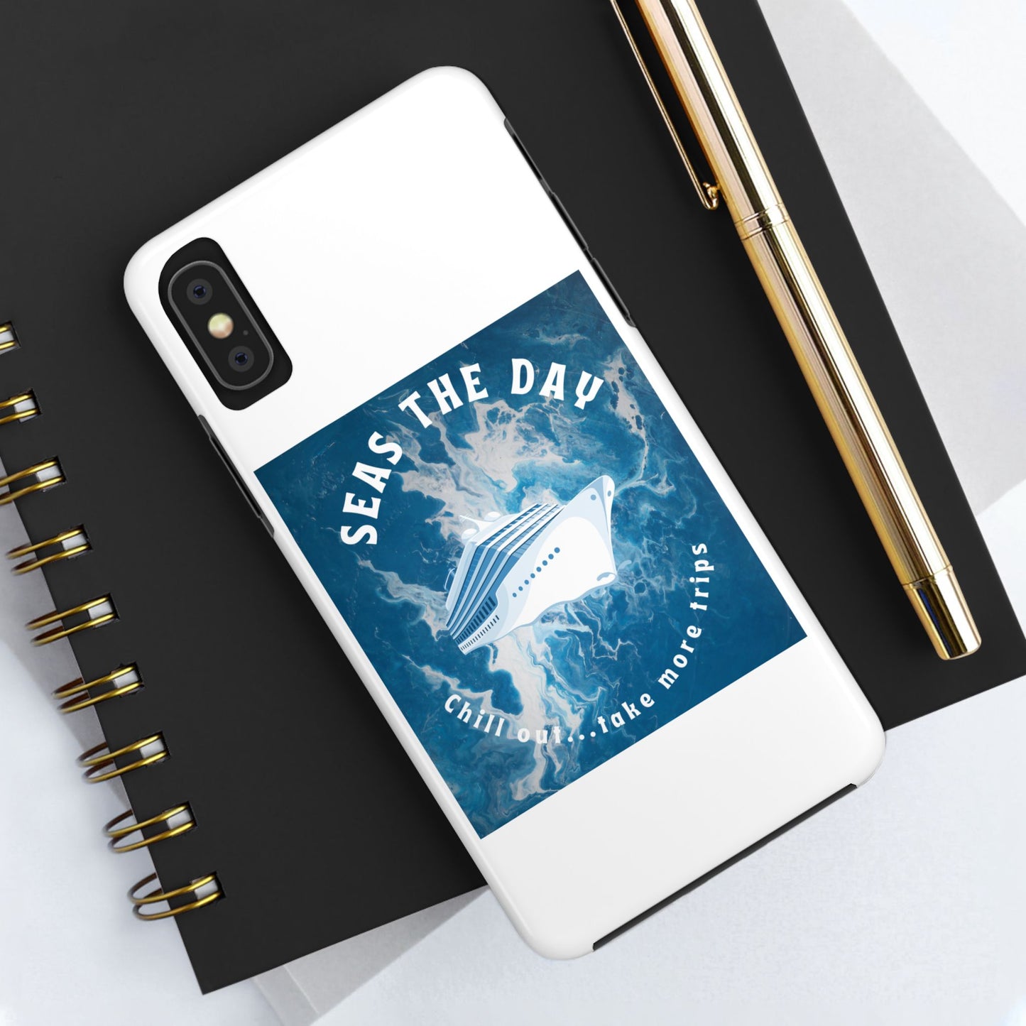 Seas the Day Nautical Phone Case