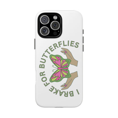 Phone Cases - 'I brake for butterflies' Love for Butterflies and Nature Conservation