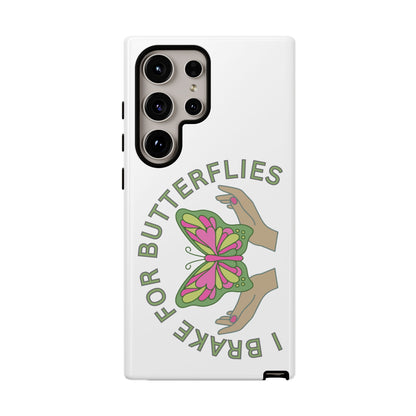 Phone Cases - 'I brake for butterflies' Love for Butterflies and Nature Conservation