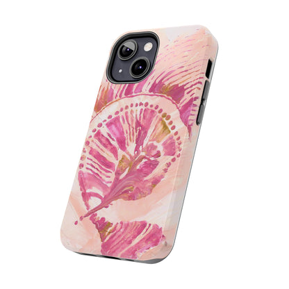 Pastel Colored Seashell Original Art - Cell Phone Case