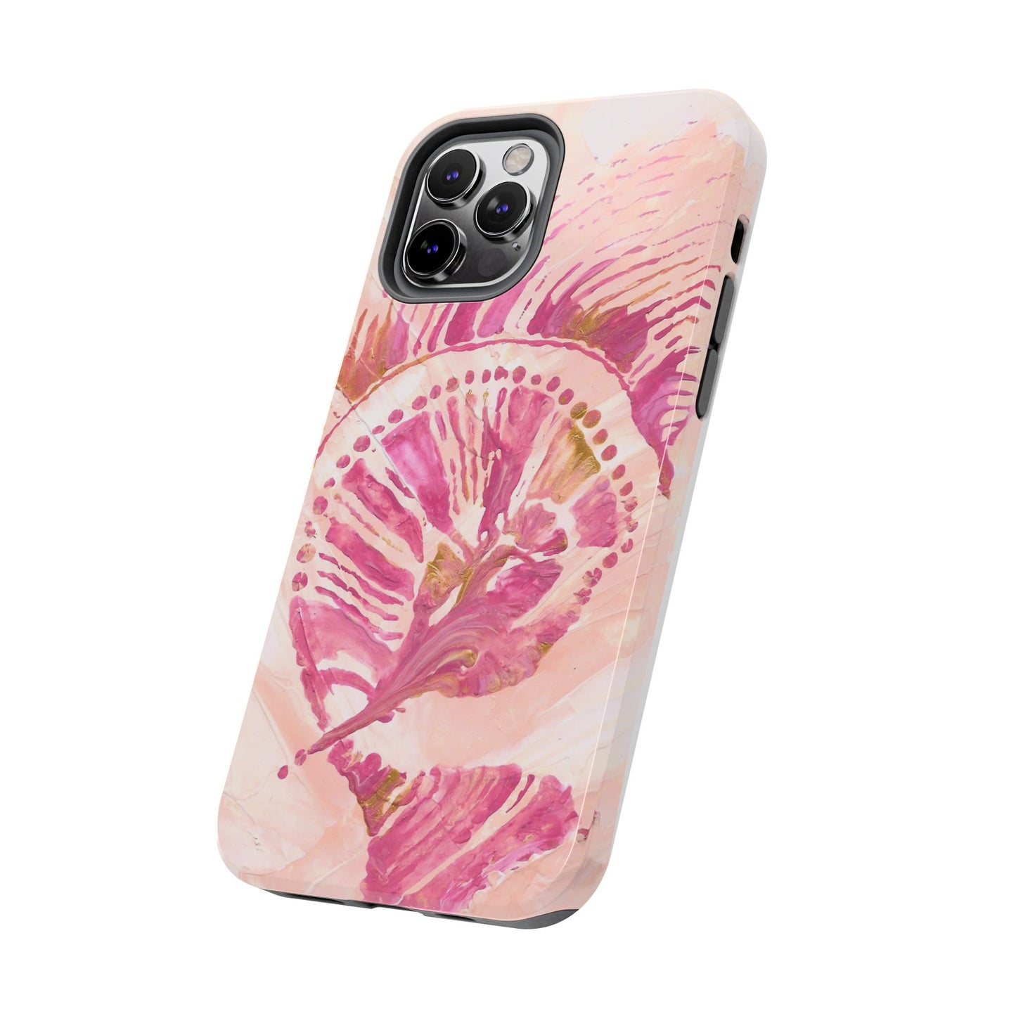 Pastel Colored Seashell Original Art - Cell Phone Case