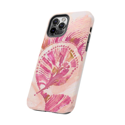 Pastel Colored Seashell Original Art - Cell Phone Case