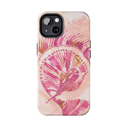 Pastel Colored Seashell Original Art - Cell Phone Case