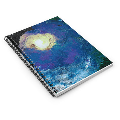 Spiral Notebook - Outer Space & Stars Painting