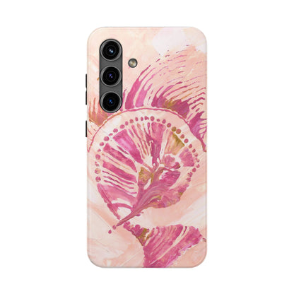 Pastel Colored Seashell Original Art - Cell Phone Case