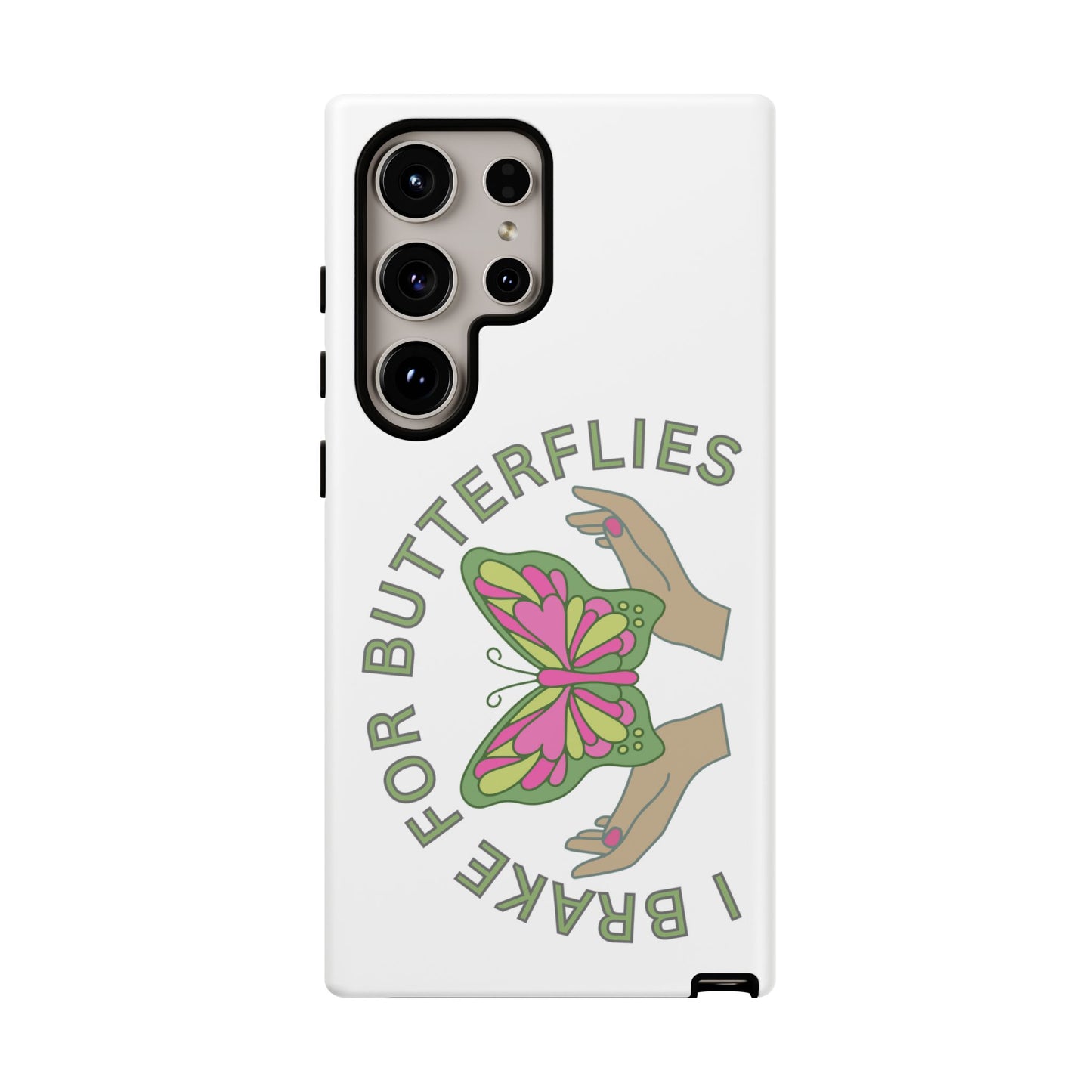 Phone Cases - 'I brake for butterflies' Love for Butterflies and Nature Conservation