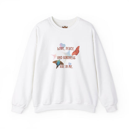 Love, Peace, Kindness - Crewneck Sweatshirt