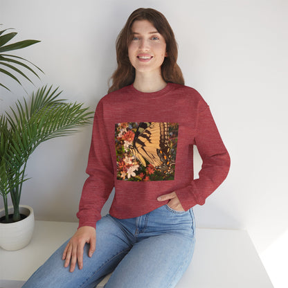 Swallowtail Butterfly Sweatshirt - Whimsical Nature Lover Gift