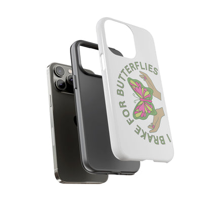 Phone Cases - 'I brake for butterflies' Love for Butterflies and Nature Conservation