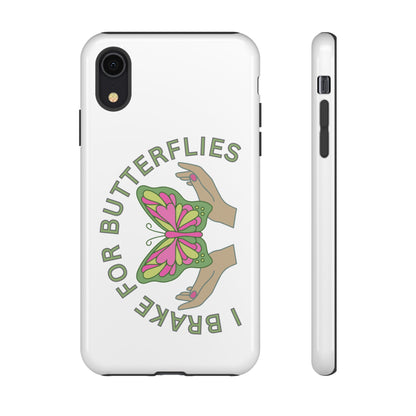 Phone Cases - 'I brake for butterflies' Love for Butterflies and Nature Conservation