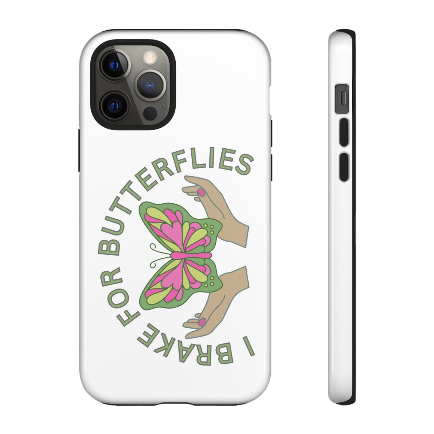 Phone Cases - 'I brake for butterflies' Love for Butterflies and Nature Conservation