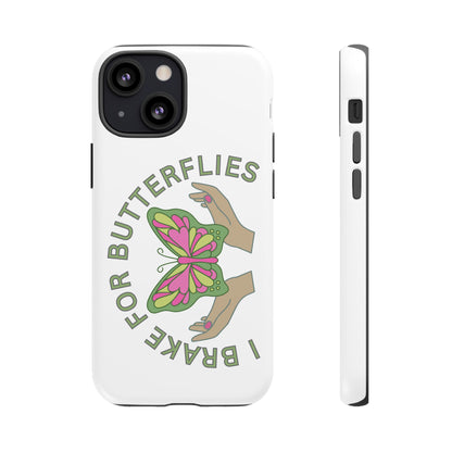 Phone Cases - 'I brake for butterflies' Love for Butterflies and Nature Conservation