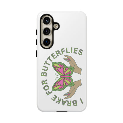 Phone Cases - 'I brake for butterflies' Love for Butterflies and Nature Conservation