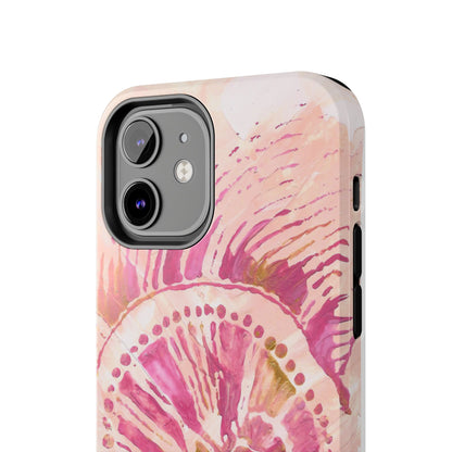 Pastel Colored Seashell Original Art - Cell Phone Case